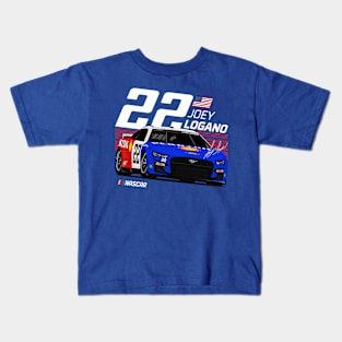 Joey Logano 22 Throwback Kids T-Shirt